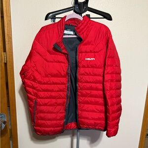 Men's Red Hilti Puffer‎ Jacket